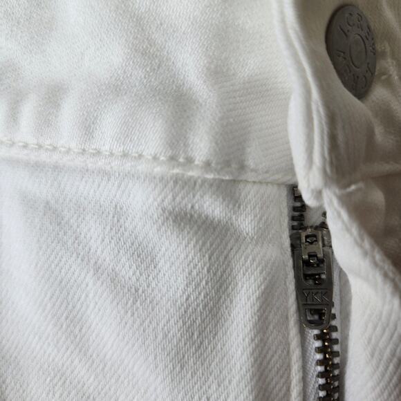 J. Crew Factory Curvy Essential Straight White Jean 33P NWT - Picture 7 of 10